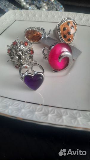 Кольца новые 5 шт