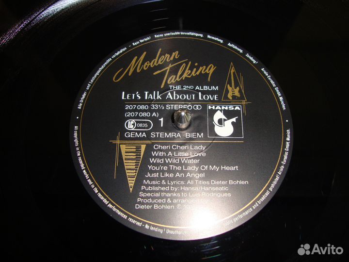 Винил фирменный LP