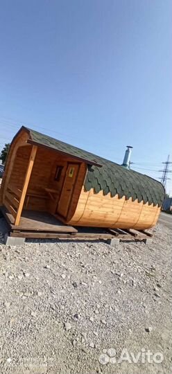 Баня-бочка Super Квадро в наличии