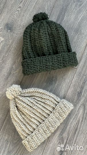 Шапка женская вязаная ручная работа