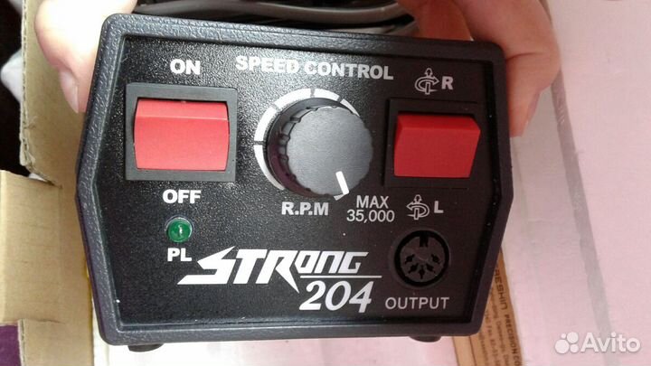 Новый аппарат для маникюра Strong 204/102 L