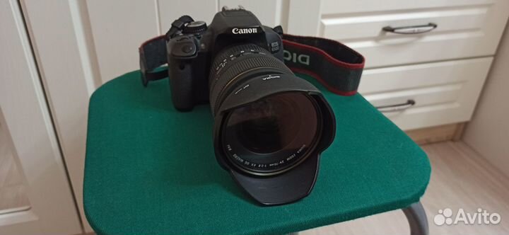 Canon 650d + Sigma 24-70mm 1:2.8 EX DG Macro