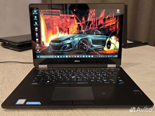 Dell E7470 IPS 2K Сенсор i5-6300 2.5Ghz/8Gb/256SSD