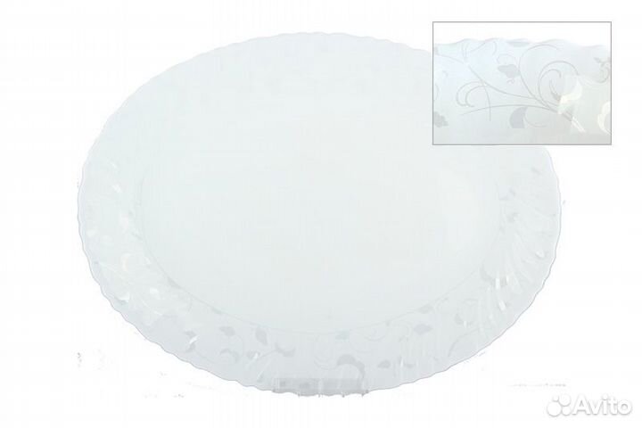 Блюдо овальное 30см арабеска Фарфор /lhyp120/2-130