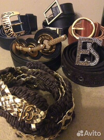 Ремни Moschino Roberto cavali YSL оригинал