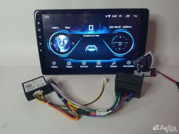 Магнитола volkswagen tiguan 10 дюймов 2gb 32gb