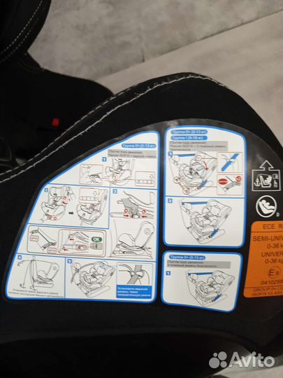 Детское автокресло от 0 до 36 кг поворотное