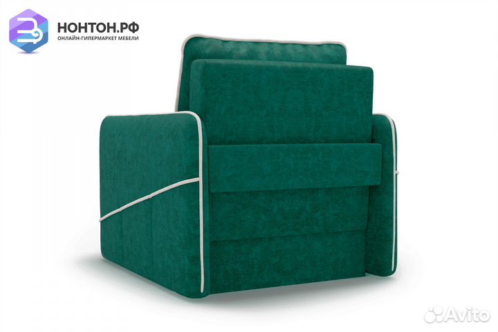 Кресло еврокнижка Энерджи изумрудное