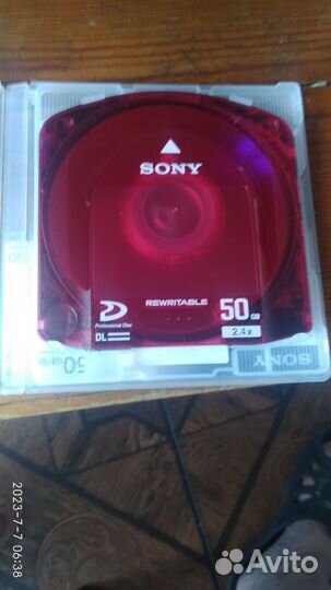 Проф. опт-ий диск Sony PFD50DLA, PFD23A Rewritable