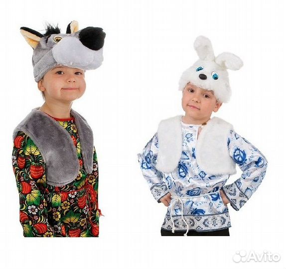 Новогодний костюм Волк, Заяц, Петух