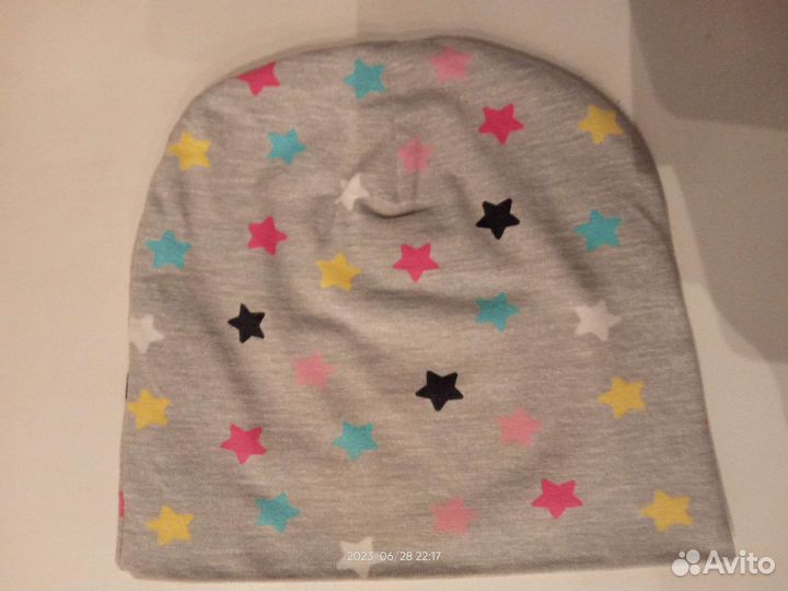 Шапочка тонкая детская для девочки