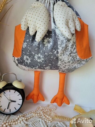 Гусь пакетница, для хранения пакетов