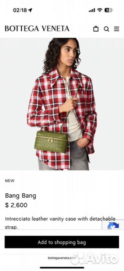 Сумка женская bottega veneta Bang Bang