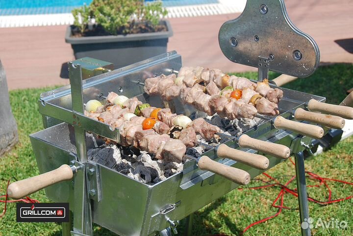 Мангал с электроприводом