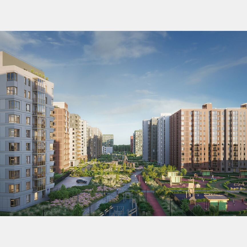 2-к. квартира, 53,9 м², 4/12 эт.
