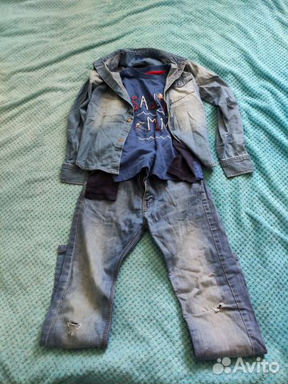 Вещи пакетом на мальчика рост 134 140