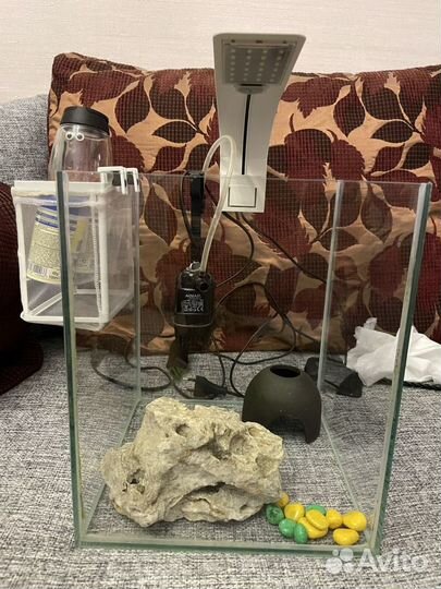 Аквариум и полный комплект аксессуаров
