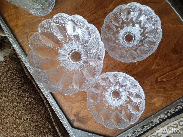 Хрустальная конфетница СССР