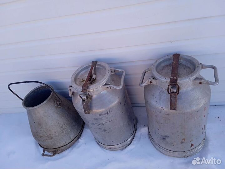 Фляги 25 л, бидоны,тазы алюминиевые