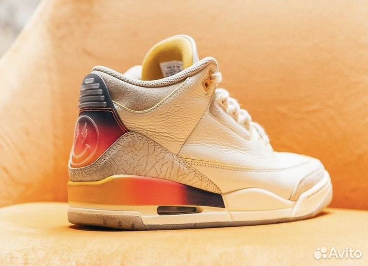 Nike air jordan 3 retro medellin sunset крем