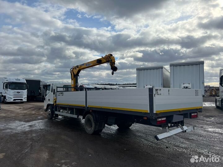 Бортовой грузовик JAC N90 с КМУ XCMG, 2023