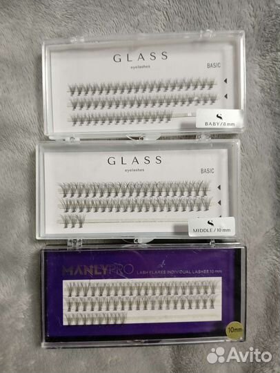 Накладные ресницы пучки