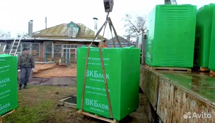 Газоблоки от произоводителя. Объём