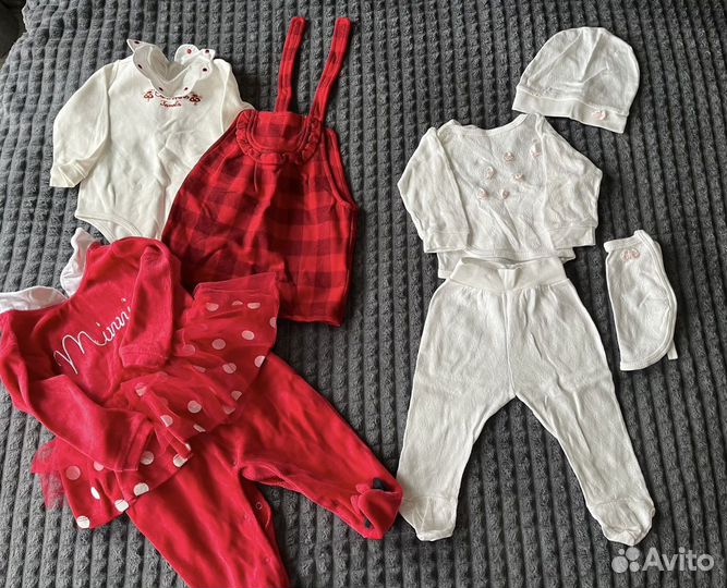 Вещи пакетом 56 62 68 на девочку