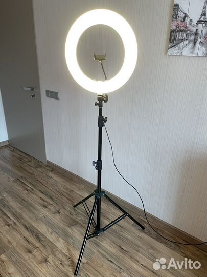 Кольцевая лампа со штативом
