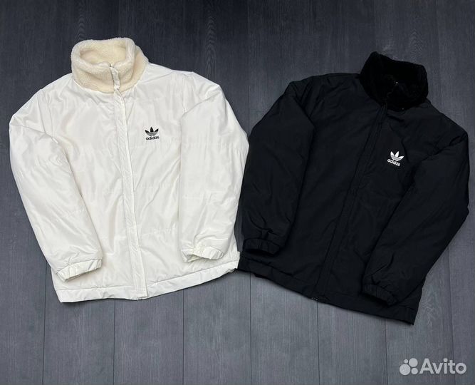 Куртка адидас двухсторонняя