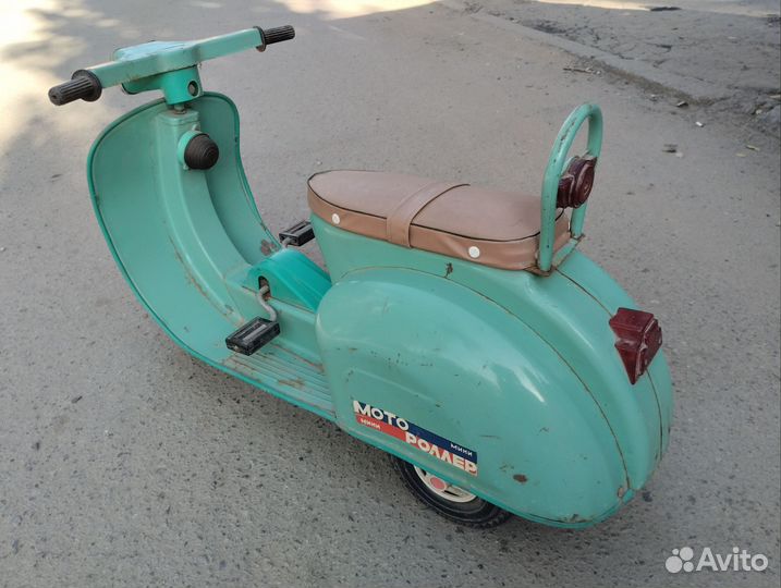 Педальный мини мотороллер Крошка СССР