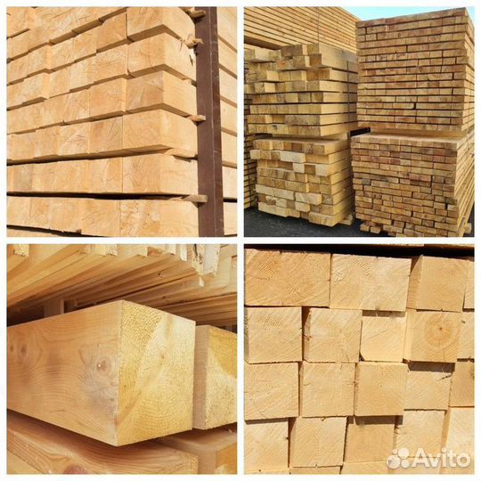 Брус обрезной 1 сорт хвоя