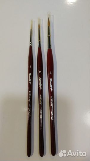 Кисти рублев для маникюра