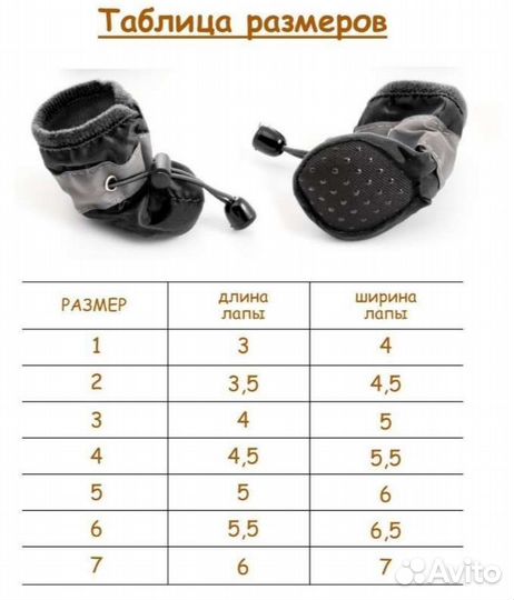 Ботинки для собак