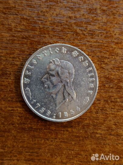 5 марок Шиллер