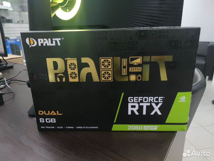 Видеокарта Palit Rtx 2060 super 8gb гарантия
