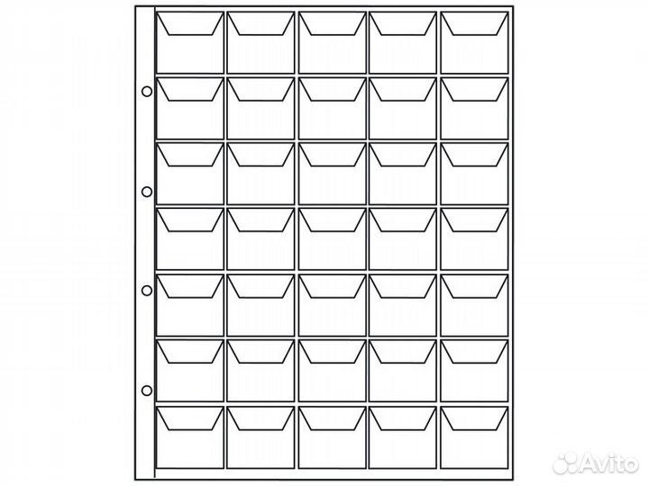 Листы для монет и бон