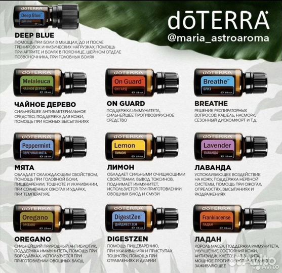 Эфирные масла DoTerra