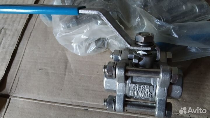 Кран шаровый нержавеющий adca