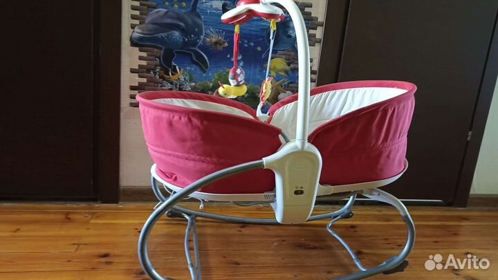 Люлька баунсер tiny love шезлонг