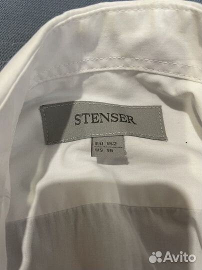 Рубашка белая на мальчика 152