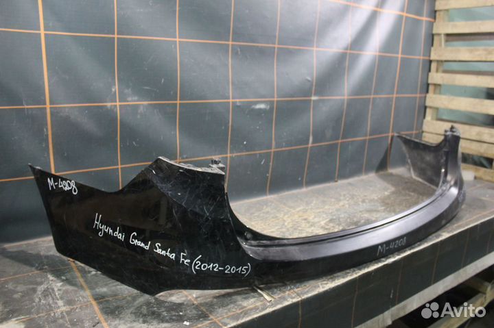 Бампер задний верхняя часть - Hyundai Santa Fe 3