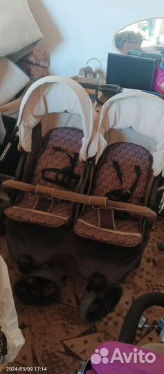 Коляска для двойни