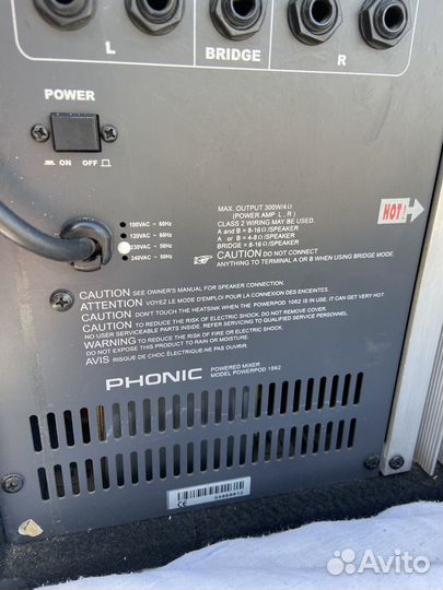 Phonic powerpod 1062 микшерный пульт с усилителем
