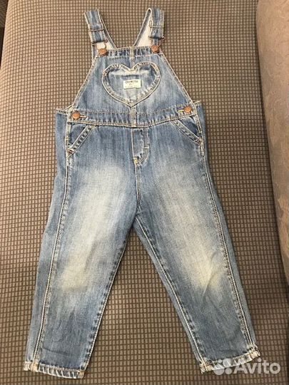 Джинсовый костюм для девочки 92