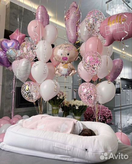 Шары на выписку из роддома