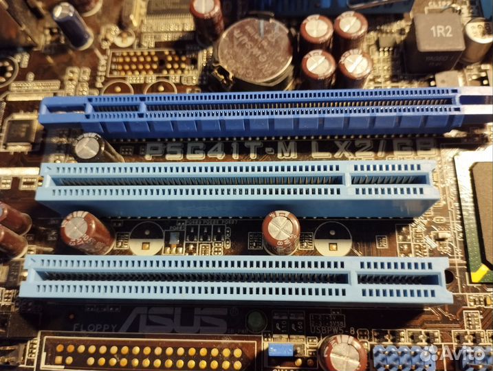 Материнская плата с процессором,кулер,оперативка