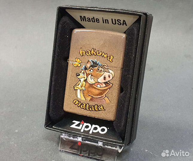 Зажигалка Zippo - Акуна Матата