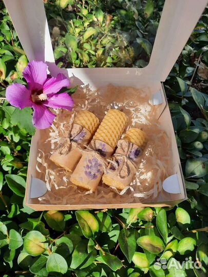 Медовые свечи. Ручная работа