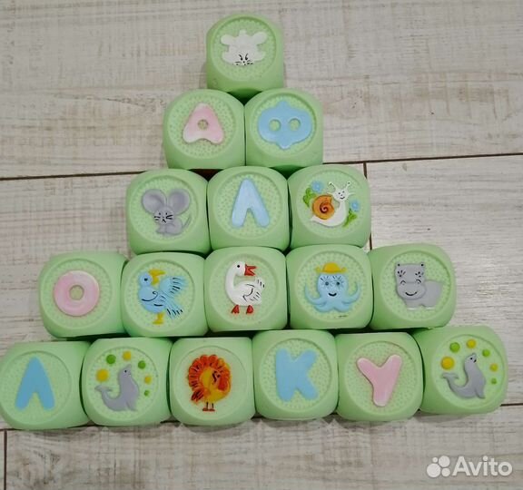 Кубики с буквами